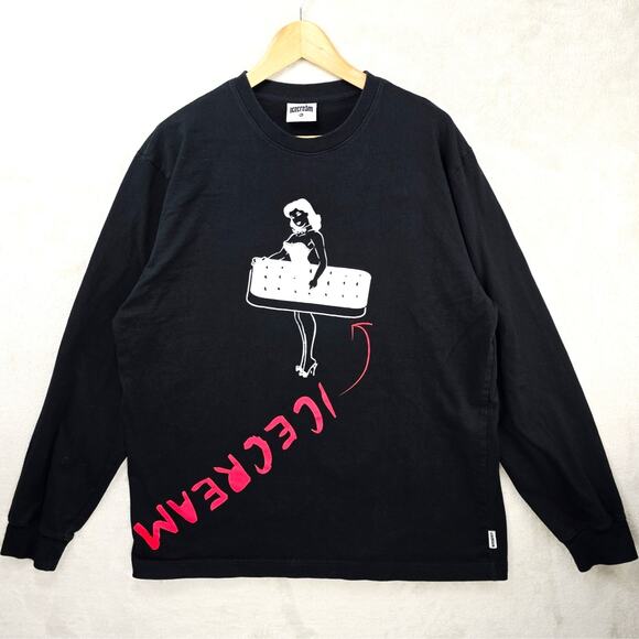 Icecream Shirt Men's XL Black BBC Pharell Girl Sandwich Streetwear